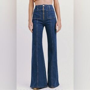 Stoned Immaculate Bardot High Waisted Bells in Filmore